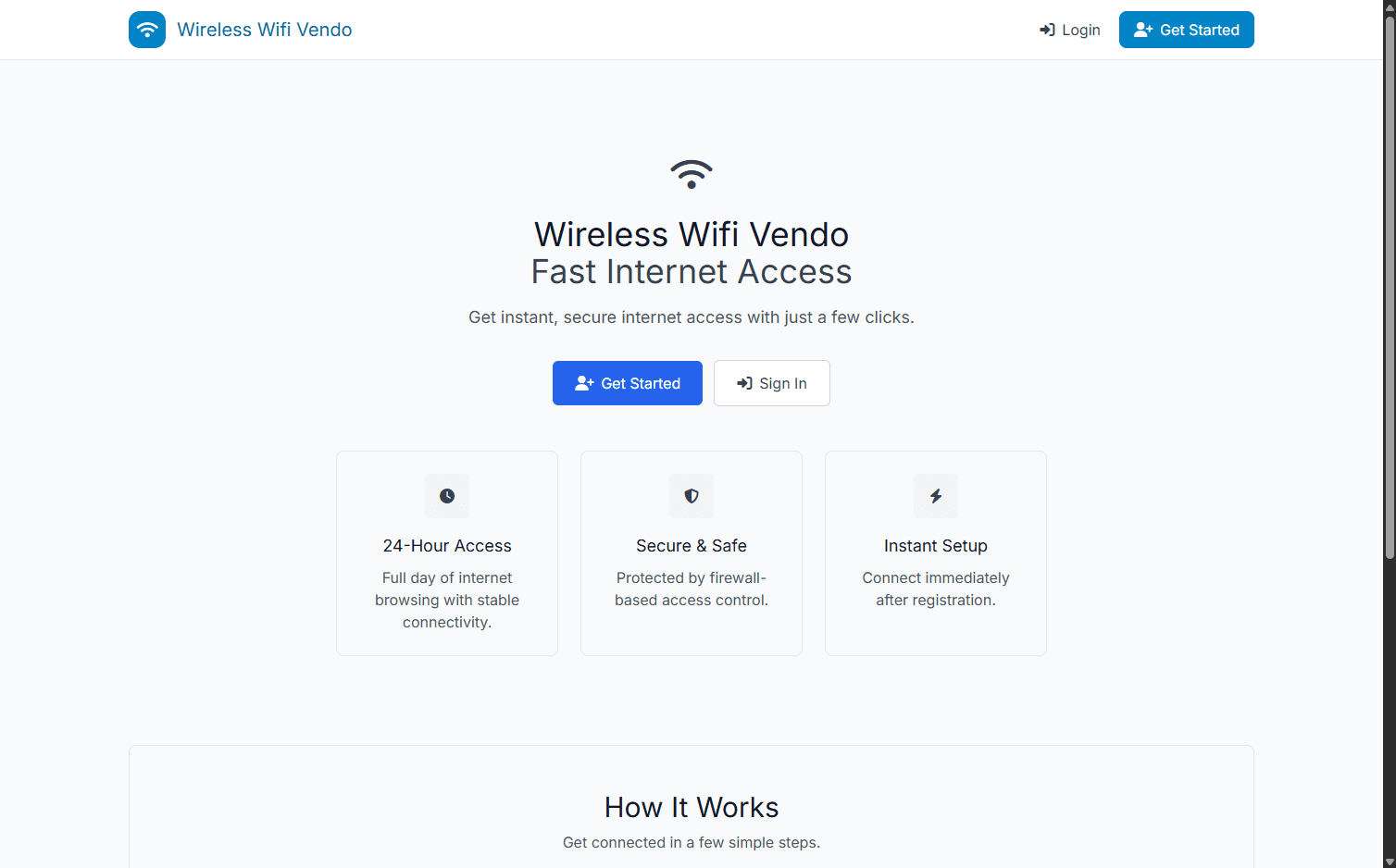 Wireless Wifi Vendo - Fast Internet Access